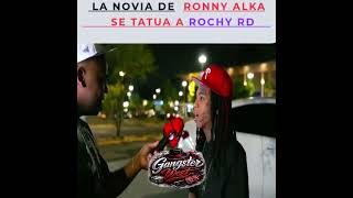 La novia de Ronny alca Se tatúa el nombre de Rochy Rd en el Pecho