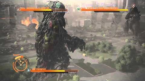 GODZILLA PS4 versus mode : Hedorah vs. Godzilla 2014 vs. Kiryu