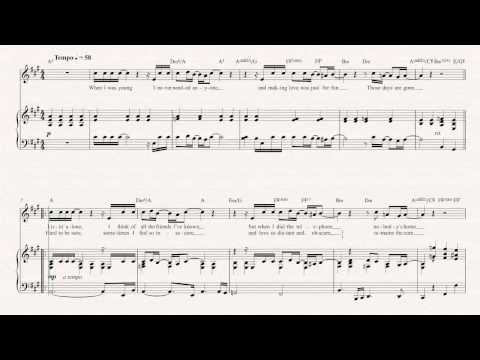 violin---all-by-myself---celine-dion-sheet-music,-vocals,-&-chords