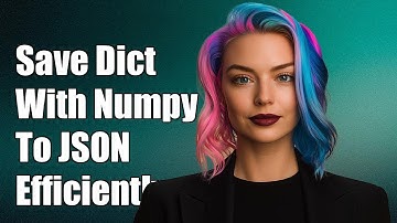 Efficiently Save Python Dictionary with Numpy Arrays to JSON File