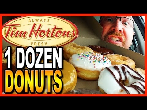 Tim Hortons ♥ 12 Donut Review and Challenge ♥