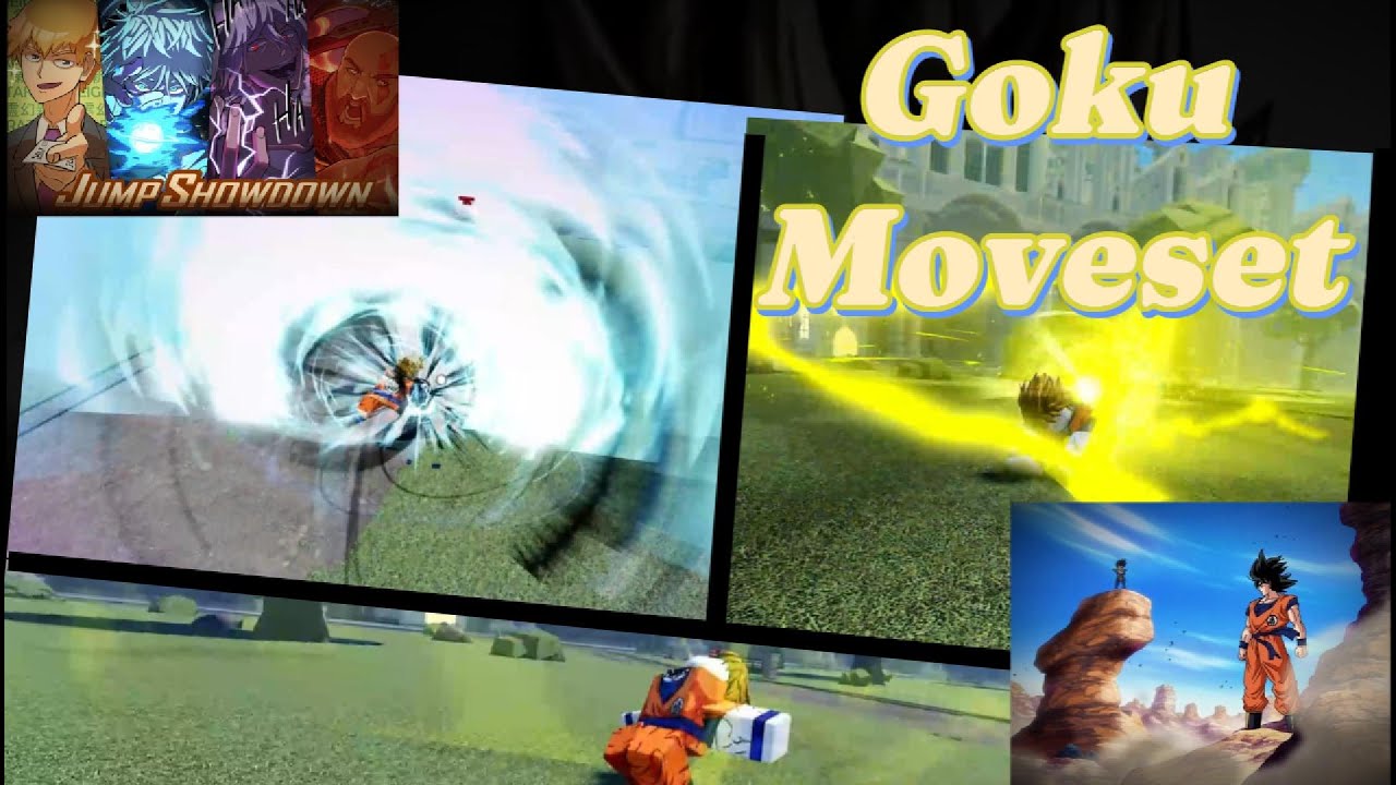 Goku Moveset| Jump Showdown Skill Builder. - YouTube