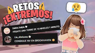 CUMPLÍ TODOS SUS RETOS EN ROBLOX 😈