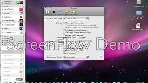 How to set up iChat on Mac