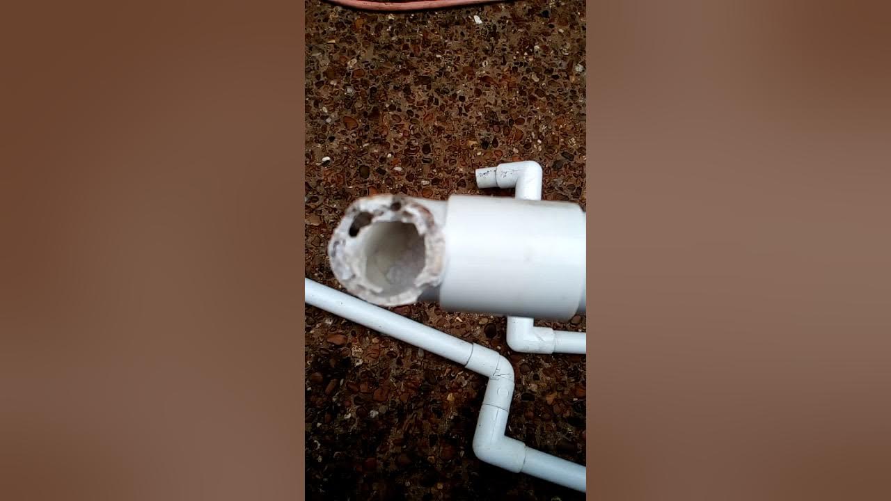 Boiler condensate rotted solvent weld overflow pipe fittings? YouTube