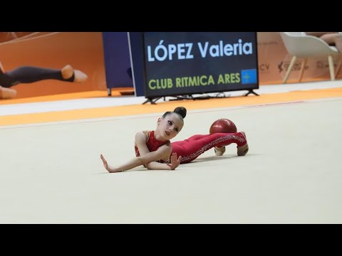 Valeria López - Rítmica Ares (AST) - Campeona de España - Alevín 2013