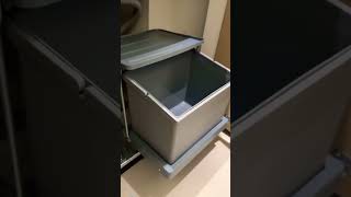 Kitchen Dustbin Box Installation Inside Cabinet | Clean &amp; Smart Setup 🔧#interiordesign #homedecor