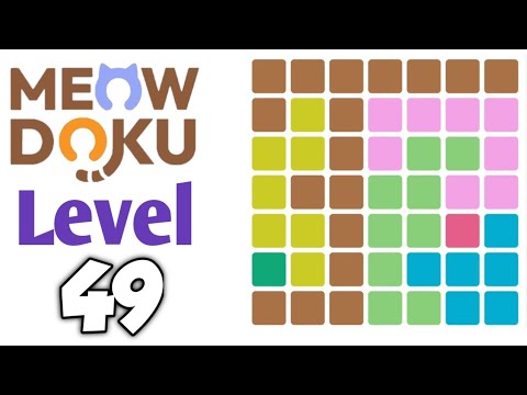 Meowdoku Level 49 preview