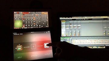 Using your iPad with Ableton, rtpMIDI, and Apollo Sound Injector