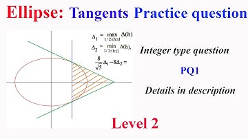 Ellipse L2: Tangents : Integer type PQ1 (details in description)