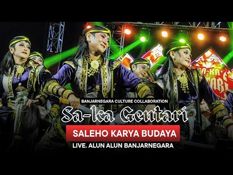 SAKA GENTARI SALEHO KARYA BUDAYA - BANJARNEGARA CULTURE COLLABORATION LIVE Alun alun banjarnegara