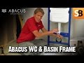 Wall Hung WC Toilet & Basin - Abacus Frame Installation