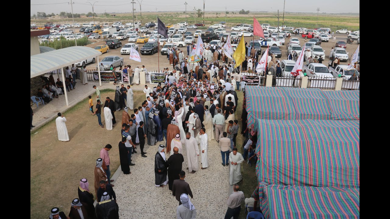 مجلس عزاء الشيخ صاحب عبيد الشاهين شيخ عام عشائر دعيه الشمريه