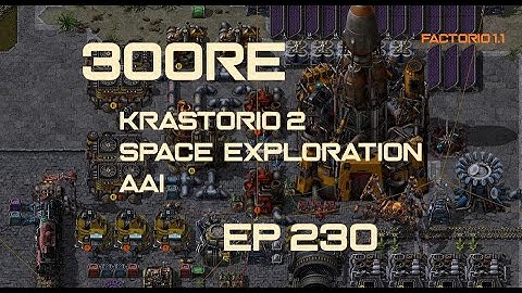 EP230RE - New production of Vulcanite - Factorio 300 (Krastorio 2 | Space exploration | AAI )