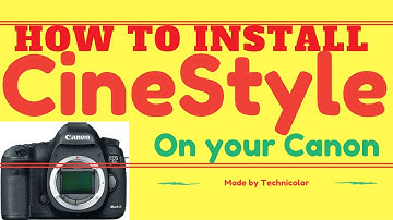 How to install Technicolor CineStyle on Canon DSLR 2017 ✔️