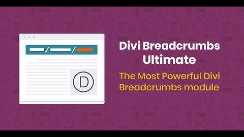 Divi Breadcrumbs Ultimate