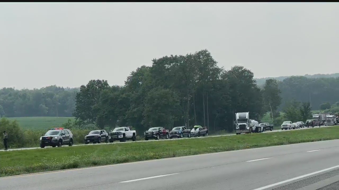 1 dead after crash on I-80 in Mercer County - YouTube