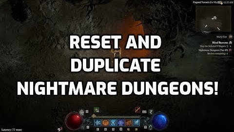 How to Reset Nightmare Dungeons! (Post Patch)
