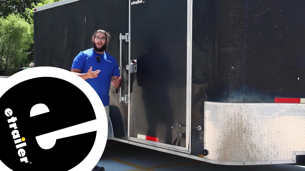 etrailer | Buyers Products Enclosed Trailer Door Hook and Keeper Set Up