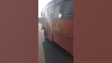 #msrtc Lalpari st bus overtaking in style