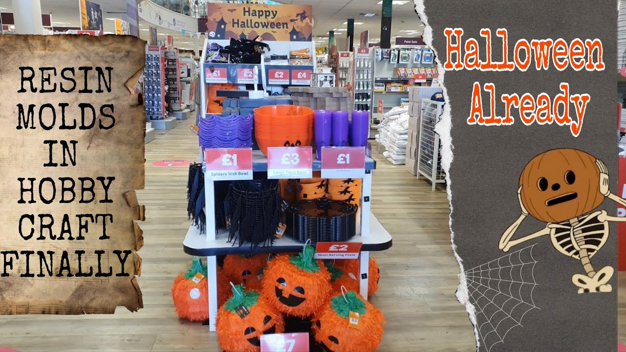 New Halloween Craft Supplies in Hobby Craft , So Excited about Resin