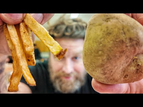 HOMEMADE FRENCH FRIES with my HS Students!