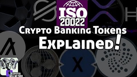 QNT, XRP, HBAR & ALGO are NOT examples of ISO20022 Crypto Banking Tokens, so they say! #xrparmy