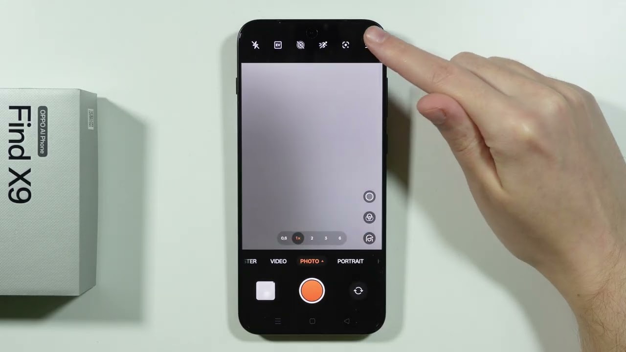 OPPO Find X9/X9 Pro: как открыть настройки камеры