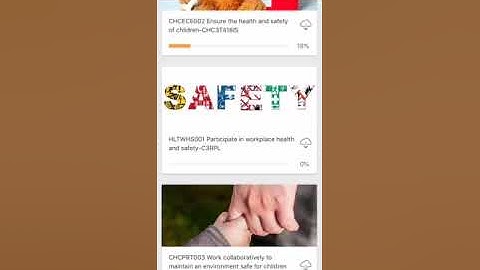 Moodle mobile app instruction