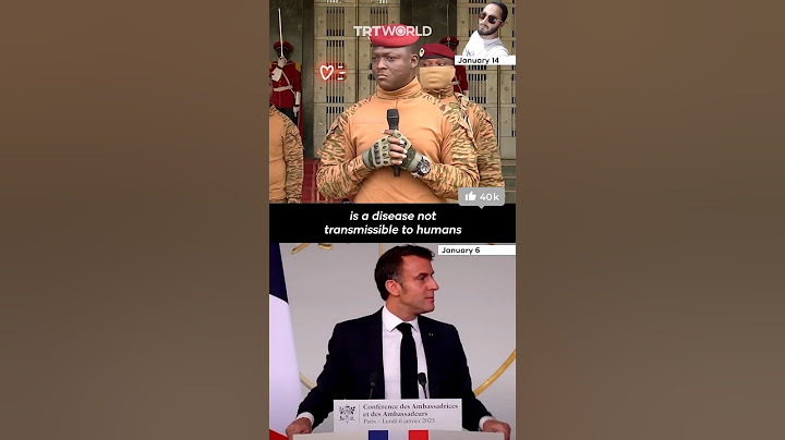 "Burkina Faso's Leader to Macron: 'France Exists Thanks to Our Ancestors'"