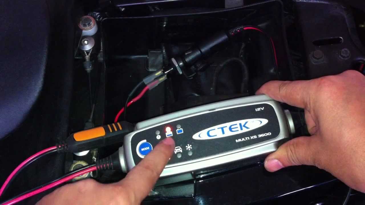 Gelbatterien aufladen / Motorrad Batterie aufladen 