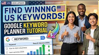 Find High Traffic USA Keywords in Minutes (Google Keyword Planner) Keyword Research Tips #seo