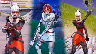 Fortnite ROSALIND & SANNI Skins (Roses & Ruin Bundle) GAMEPLAY!
