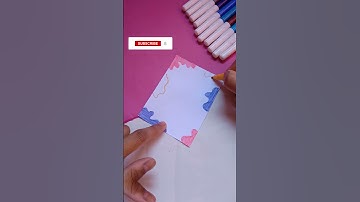 Part-1 Easy paper craft /making name slip for notebook#shorts#shortsvideo