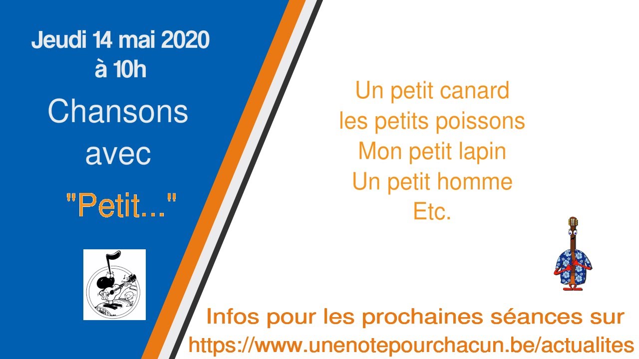 Chansons Avec Le Mot Petit Youtube