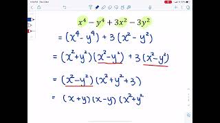 Factorisation: Grouping with 4 or 6 Terms