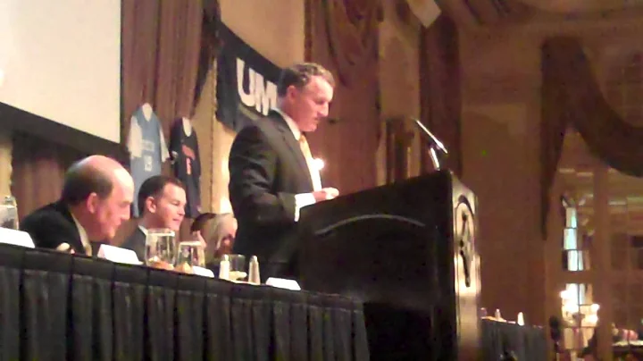 Steve Swanson Hermann Trophy Speech