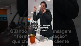 Quando vemos o termo de intimacao da Receita Federal shorts