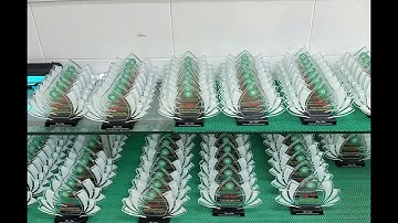 Cúp pha lê Sen | Biểu tượng văn hóa Phương Đông.