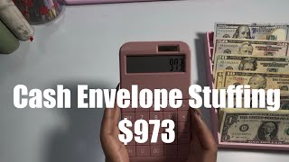 Cash Envelope Stuffing + sinking funds+ saving challenges | September 2026 |$973 Update