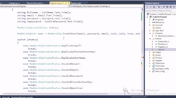 4-Asp.net Membership Sistemi- Kullanıcı Oluşturma