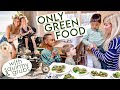 EATING ONLY GREEN FOOD?! ☘️ *hilarious collab with @Squirmy and Grubs* // St Patrick's Day