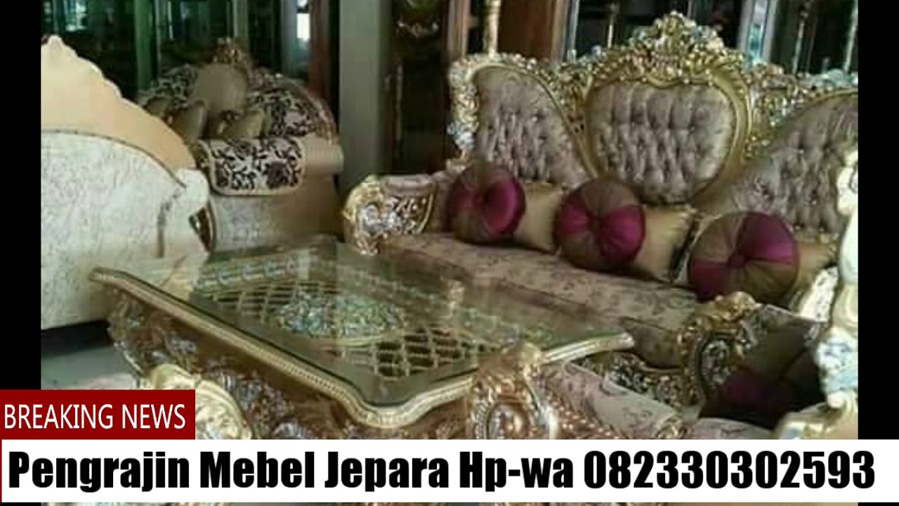  Kursi  Tamu  Mewah Jepara Sofa kayu Jati Ukiran Mewah Dan  