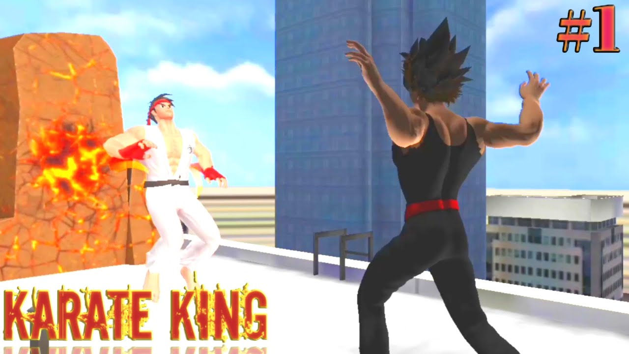 karate king fight- offline King Fu fighting Android/ios gameplay#1!! 🔥🔥