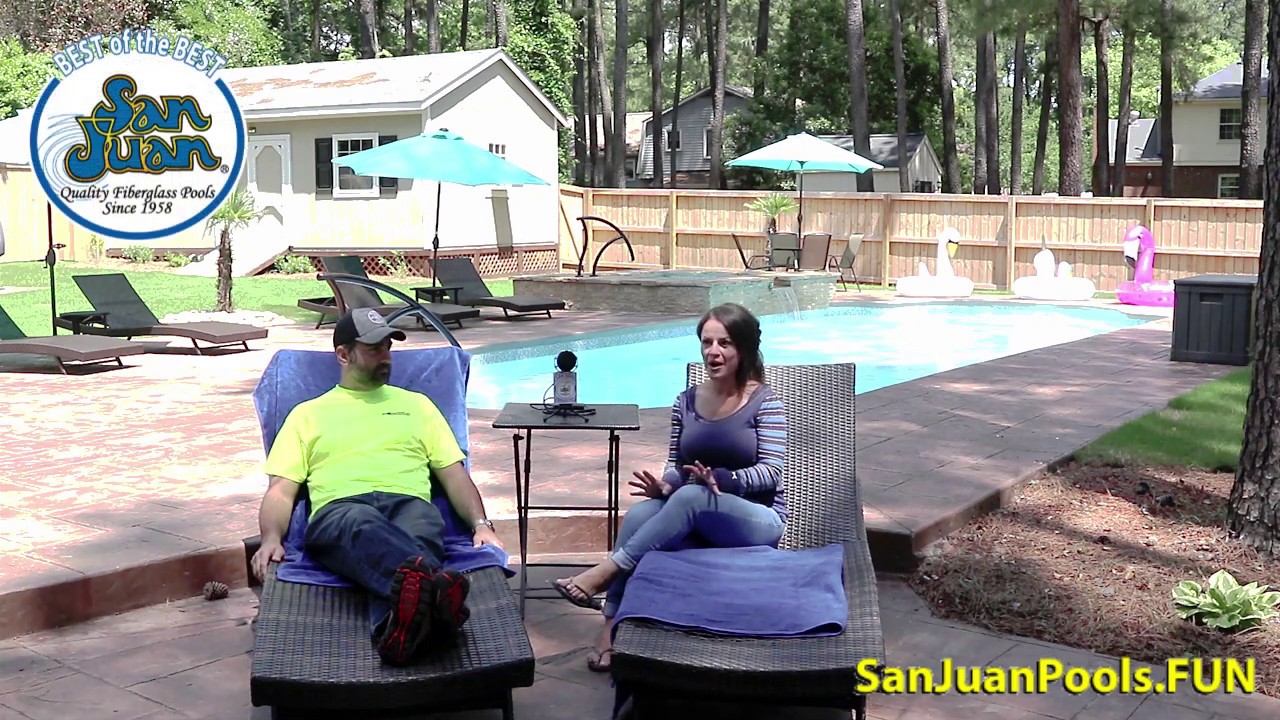 San Juan Fiberglass Pools Customer Testimonial - Phoenix Pool model
