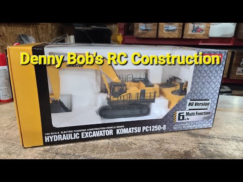 Used 1/50 Kyosho Komatsu PC1250-8 Unboxing - YouTube