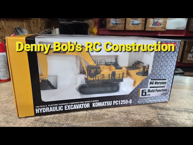 Used 1/50 Kyosho Komatsu PC1250-8 Unboxing - YouTube