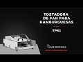 Tostadora de pan para hamburguesas mod. TPK1