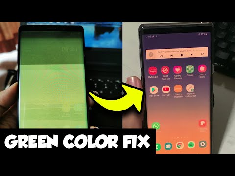 HOW TO FIX SAMSUNG NOTE 9 GREEN SCREEN PROBLEM