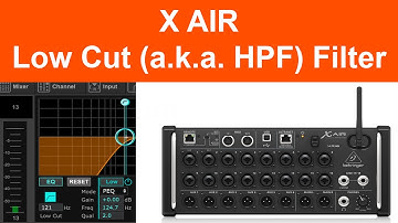 X AIR - Low Cut (a.k.a. HPF) Filter